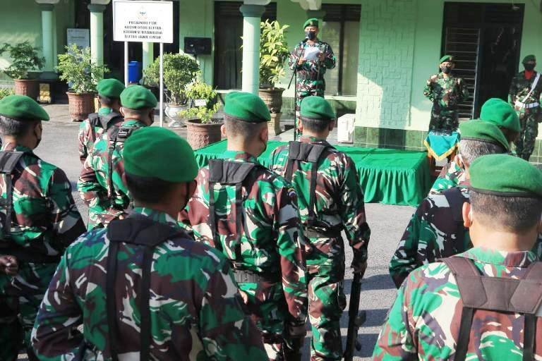 Amanat Kasad Yang Dibacakan Dandim Saat Upacara Bendera Tujuh Belasan di Halaman Kodim 0808Blitar