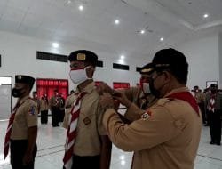 Bekali dan Tumbuhkan Semangat Bela Negara Korem 071Wijayakusuma Berikan Latihan Bela Negara dan Kepramukaan SMK 75 1 Purwokerto