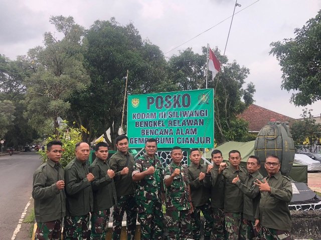 Buka Bengkel Gratis Di Wilayah Gempa Cianjur Paldam IIISlw Peduli