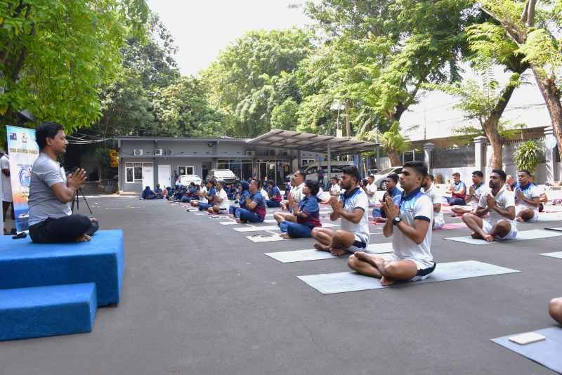 Indian Coast Guard dan Bakamla RI Olah Raga Bersama